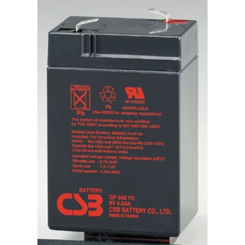 Источники бесперебойного питания CSB Батарея CSB GP645 (6 B, 4,5 а/ч) 5914309