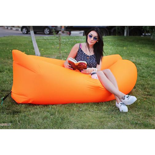Надувной лежак AirPuf Оранжевый DreamBag 39680168