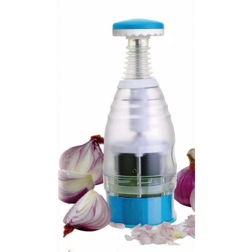 Прибор для измельчения и нарезки продуктов Онион Веджетабл Чоппер (Onion and Vegetable Chopper), синий 37652041 1