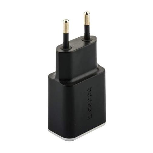 Адаптер питания Deppa Wall charger 3.4А D-11385 (2USB: 5V 3.4A) Черный 42534282