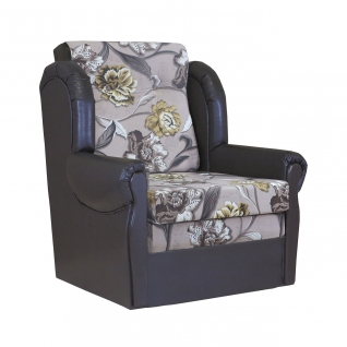 Кресло-кровать Шарм-Дизайн Классика В велюр цветы