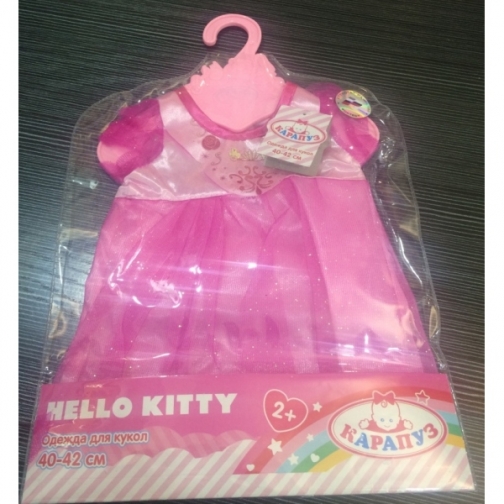 Платье для куклы Hello Kitty, 40-42 см Карапуз 37734152