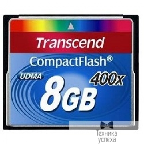 Transcend Compact Flash 8Gb Transcend, High Speed (TS8GCF400) 400-x 9227941