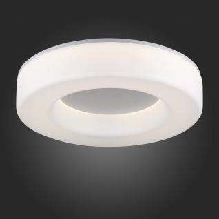Светильник потолочный St Luce белый/ T5 circle bulb 1*65W