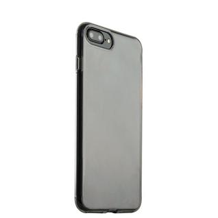 Чехол силиконовый для iPhone 8 Plus/ 7 Plus (5.5) уплотненный в техпаке (прозрачно-чёрный) Superthin