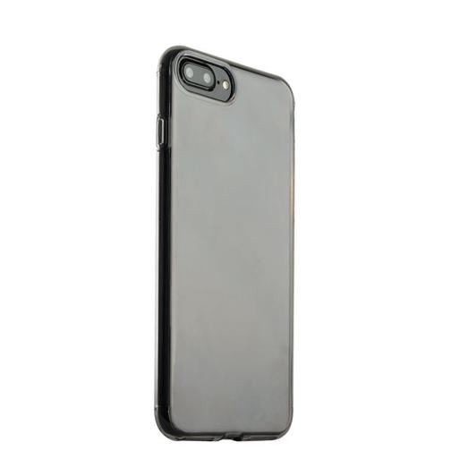 Чехол силиконовый для iPhone 8 Plus/ 7 Plus (5.5) уплотненный в техпаке (прозрачно-чёрный) Superthin 42533050