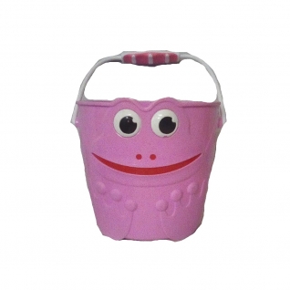 Пластиковое ведерко "Лягушка", розовое Shenzhen Toys