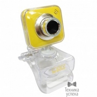 Cbr Веб-камера CW-834M Yellow, универс. крепление, 4 линзы 1,3 МП, эффекты, микрофон, CW 834M Yellow