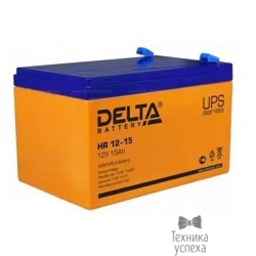Delta Delta HR 12-15 (15 А\ч, 12В) свинцово- кислотный аккумулятор 6878698