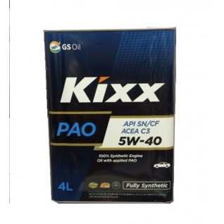 Моторное масло KIXX PAO SN/CF/C3 5W40 4л