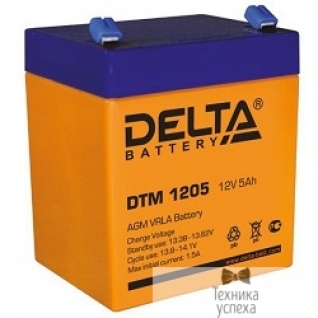 Delta Delta DTM 1205 (5 А\ч, 12В) свинцово- кислотный аккумулятор