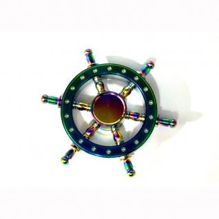 Металлический спиннер "Штурвал", градиент, 6.5 см Fidget Spinner
