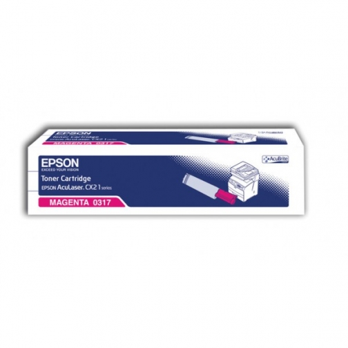 Картридж Epson S050317 для Epson AcuLaser CL21N, CX21NF, оригинальный, (пурпурный, 5000 стр.) 8442-01 850940