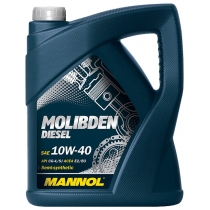 Моторное масло MANNOL Molibden Diesel 10W40 5л арт. 4036021505305
