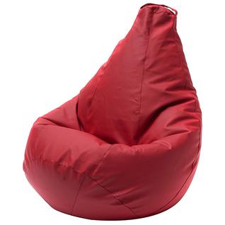 Кресло Мешок Груша Красная ЭкоКожа (L, Классический) DreamBag