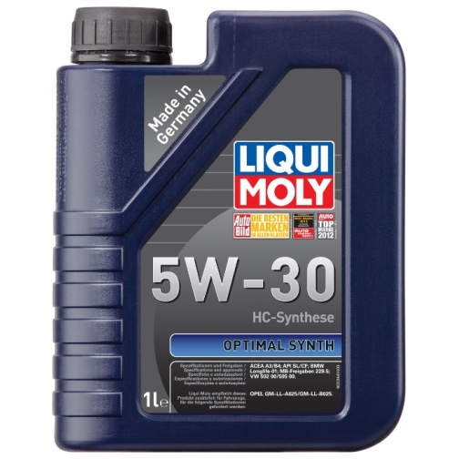 Моторное масло LIQUI MOLY Optimal Synth 5W-30 1 литр 5926770