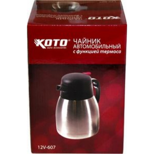 Автомобильный чайник-термос KOTO 12V-607 (12В, 0,9л, стальной) Koto 833231 3