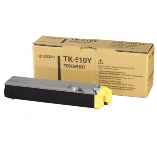 Тонер-картридж TK-510Y желтый для Kyocera FS-C5020N, C5025, C5030N, оригинальный 1316-01