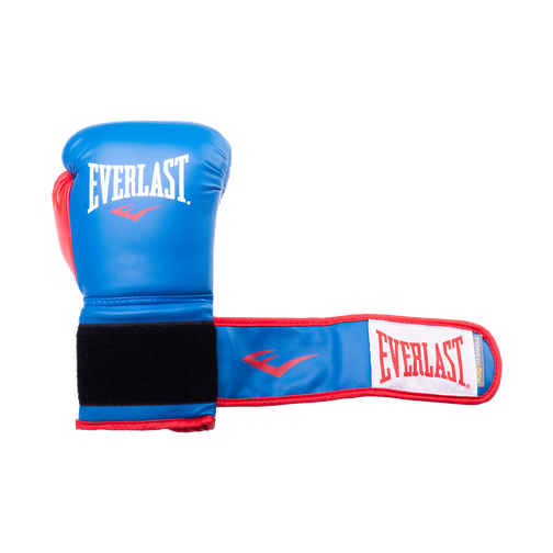 Перчатки боксерские Everlast Powerlock P00000727, 14oz, синий/красный 42219505 3