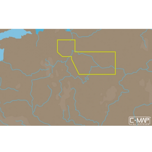 Карта C-MAP RS-N214 - Рыбинск – Чебоксары C-MAP 833815
