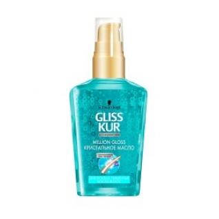 Кристальное масло GLISS KUR "Million Gloss" для сухих и тусклых волос, 75 мл Gliss Kur