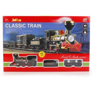 Железная дорога Classic Train (звук, дым), 15 деталей