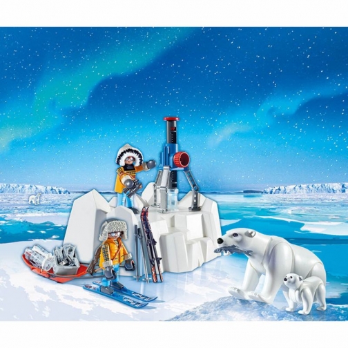 Конструктор Playmobil Полярная экспедиция: Исследователи Арктики с полярными медведями 37896384 1