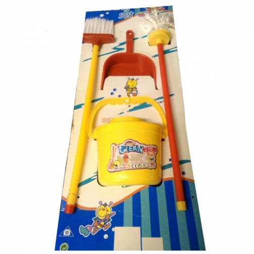 Набор для уборки Cleaning set, красно-желтый Shenzhen Toys 37720116