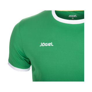 Футболка футбольная Jögel Jft-1010-031, зеленый/белый, детская размер XS