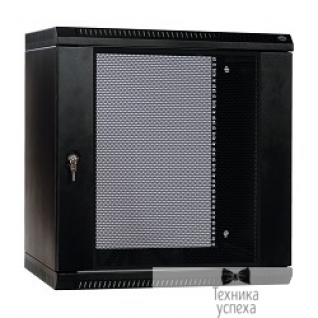 Цмо ЦМО! Шкаф телеком. настенный разборный 6U (600х650) дверь перфорированная, цвет черный (ШРН-Э-6.650.4-9005)