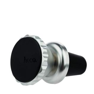 Автомобильный держатель Hoco CA19 Metal magnetic air outlet mobile phone holder - магнитный универсальный в решетку серебристый