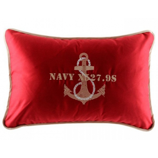 Подушка Marine Business темно-красная декоративная с наволочкой 40 x 60 см ... 1393026