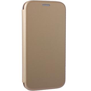 Чехол-книжка кожаный Fashion Case Slim-Fit для Xiaomi Redmi Note 8 (6.3") Золотой