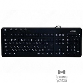 A-4Tech Keyboard A4Tech KD-126-2 USB (Черный+белая подсветка)