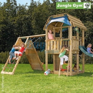 Jungle Gym Детский городок Jungle Gym Barn + Climb Module Xtra