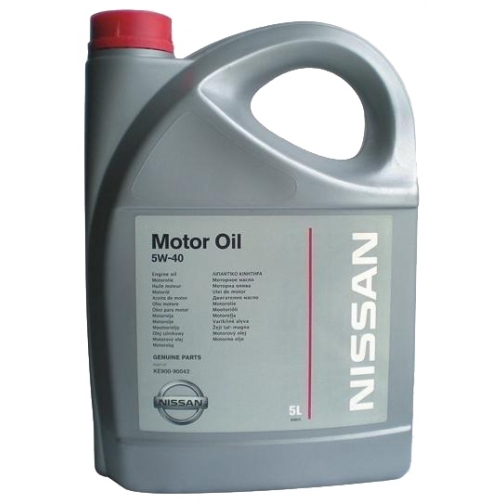 Моторное масло NISSAN 5W40 5л синтетика арт. KE90090042 5926370