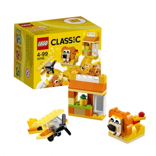 Конструктор LEGO LEGO Classic 10709 Конструктор ЛЕГО Классик Оранжевый набор для творчества