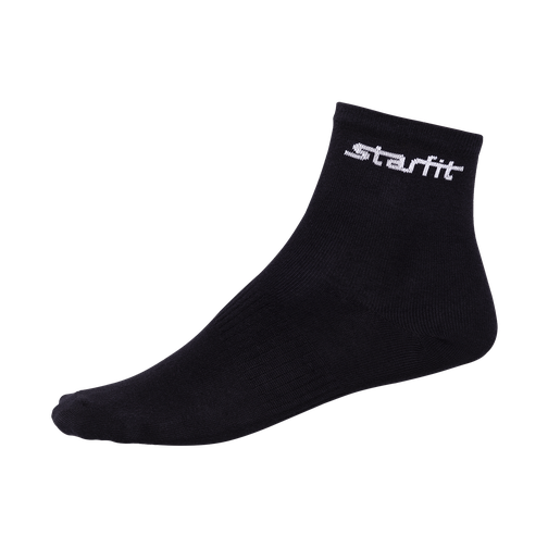 Носки средние Starfit Sw-206, серый меланж/черный, 2 пары размер 39-42 42219775 2