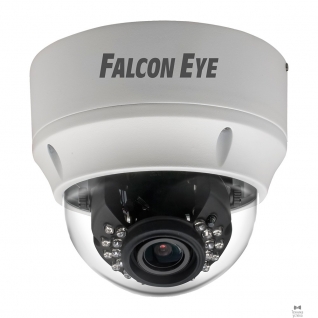 Falcon Eye Falcon Eye FE-IPC-DL201PVA 2Мп купольная IP камера; Матрица 1/2.9" SONY CMOS, 1920x1080P*25k/с; Дальность ИК подсветки 20-25м; Объектив f=2.8-12мм; Аудио вх; Вх тревоги; microSD