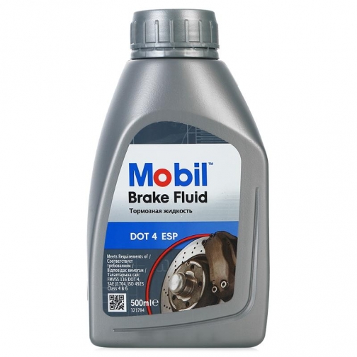 Тормозная жидкость Mobil Brake fluid DOT 4 ESP 0.5л 37638143
