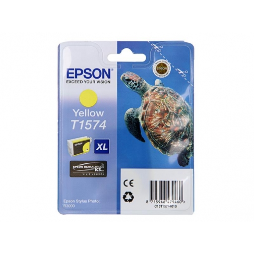 Оригинальный картридж T15744010 для Epson Stylus Photo R3000 жёлтый, струйный 8255-01 850626