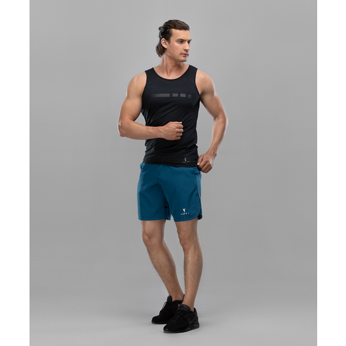 Мужские спортивные текстильные шорты Fifty Intense Pro Fa-ms-0102, синий размер M 42403043 1