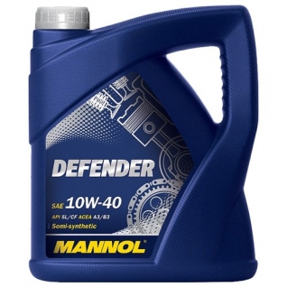 Моторное масло Mannol Defender 10W40 4л