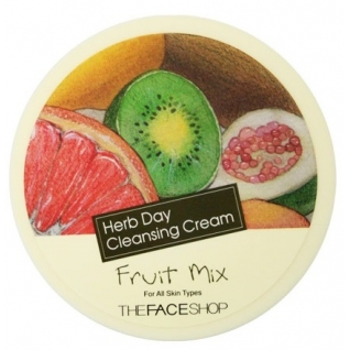 Косметика THE FACE SHOP - Крем для снятия макияжа фруктовая смесь Herb Day Cleansing Cream Fruit Mix