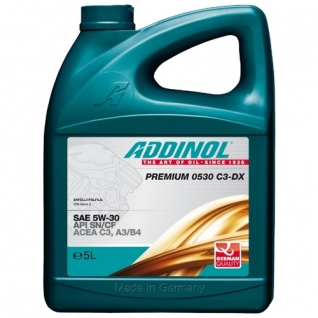 Моторное масло Addinol Premium 0530 C3-DX 5W30 5л