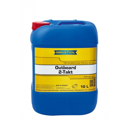 Моторное масло Ravenol Outboard 2T Mineral 10л 37638520