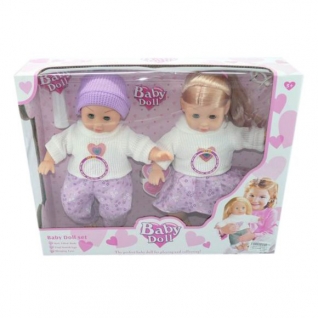 Набор из 2 кукол Baby Doll (звук), 30 см Shantou