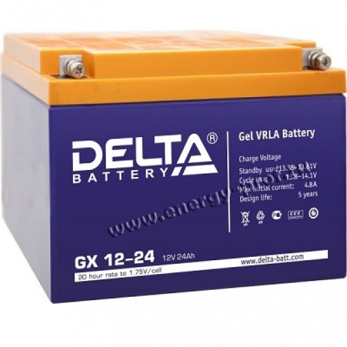 Аккумуляторные батареи Delta Аккумуляторная батарея GX12-24 1242324