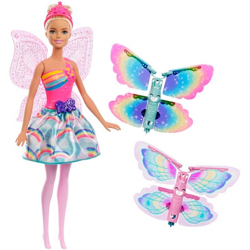 Кукла Mattel Barbie Mattel Barbie FRB08 Барби Фея с летающими крыльями (в ассортименте) 37605795