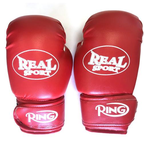 Перчатки боксерские Realsport 12 унций, красный 42220921 3